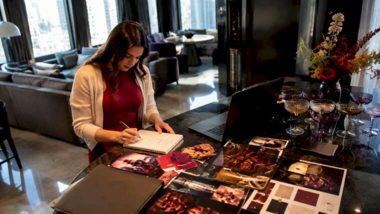 Event planner working on alcohol budget