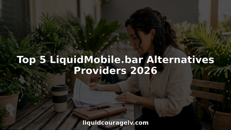 Event planner reviewing mobile bartending options
