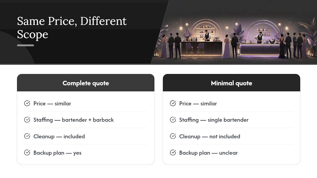 Why the Boring Details Are What Actually Save Your Event — overview diagram