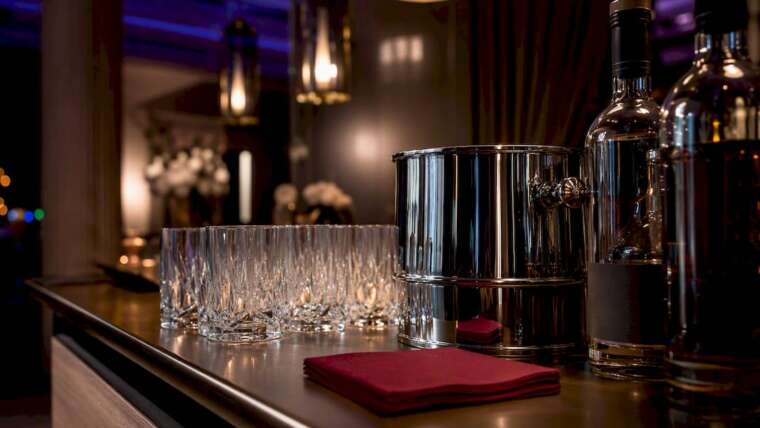Elegant event bar service setup in Las Vegas