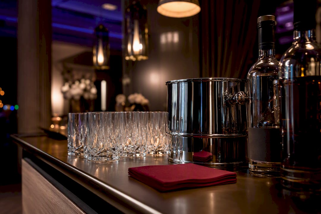 Elegant event bar service setup in Las Vegas