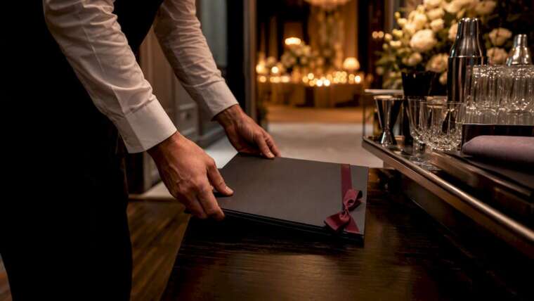 Wedding caterer preparing permit documents